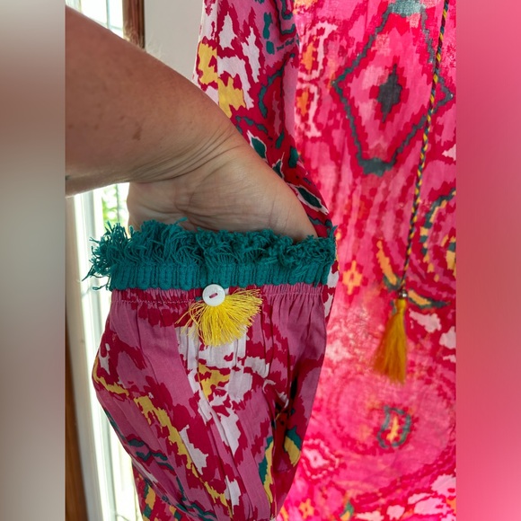 Naudic colorful midi dress 👗 or cover-up - Picture 7 of 17